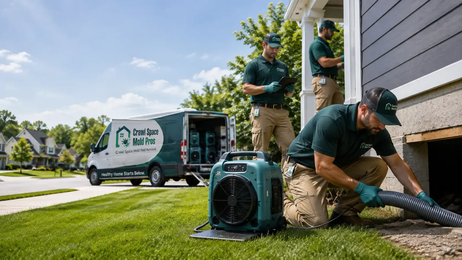Crawl Space Mold Removal in Hereford, CO